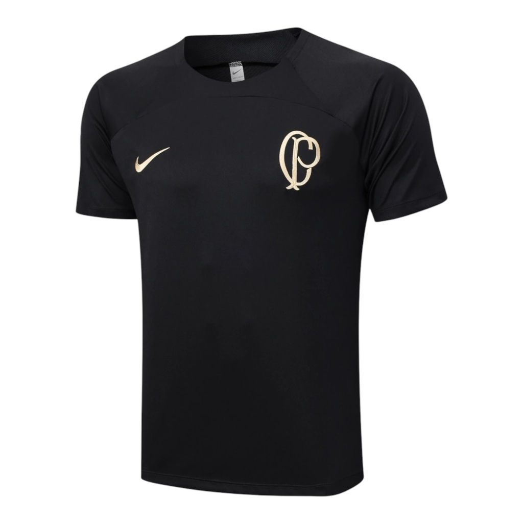 Camisa Corinthians Treino 23/24 - Torcedor Nike Masculina - Preta