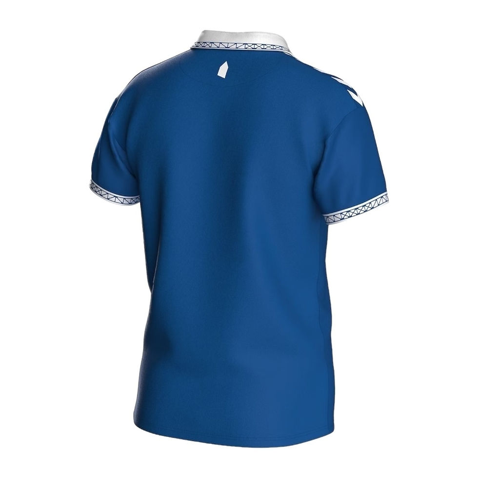 Miniatura: Camisa Everton I 23/24 - Torcedor Hummel Masculina - Azul com detalhes em branco