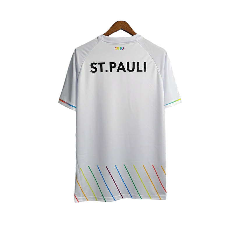 Miniatura: Camisa FC St Pauli III 23/24 - Torcedor Diiy Masculina - Branca com detalhes ref