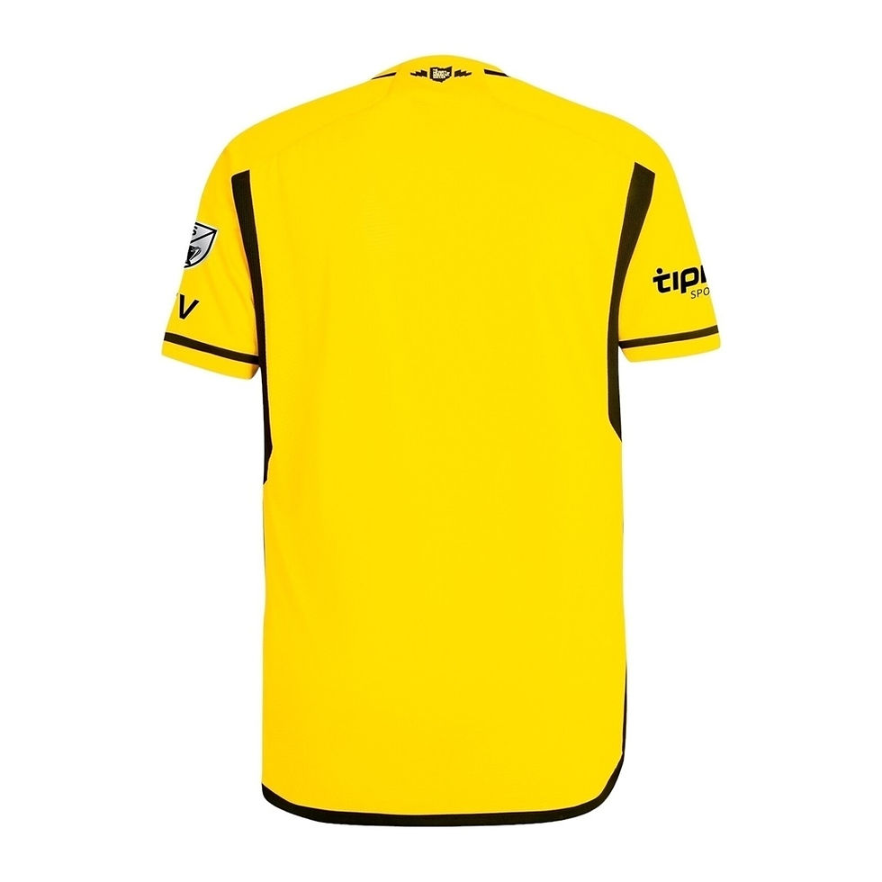 Miniatura: Camisa Columbus Crew I 24/25 - Torcedor Adidas Masculina - Amarela com detalhes