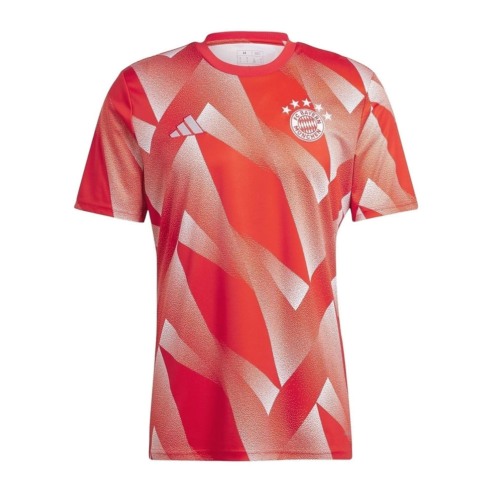 Miniatura: Camisa Bayern de Munique Pré-jogo 23/24 - Torcedor Adidas Masculina - Vermelha c