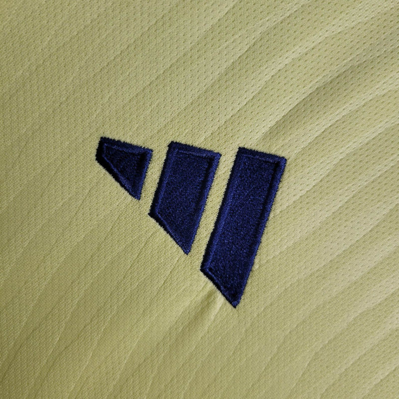 Miniatura: Camisa Seleção Suécia I 24/25 - Torcedor Adidas Masculina - Amarela com detalhes