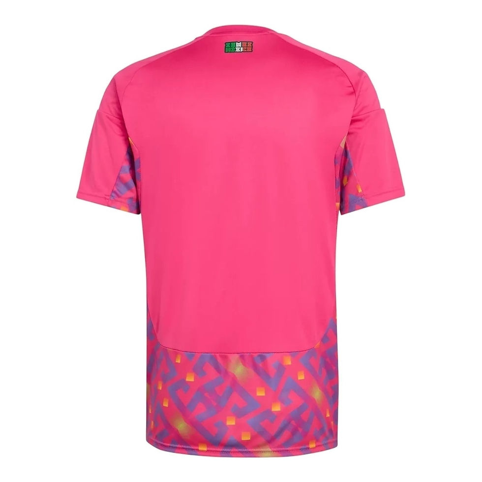Miniatura: Camisa Seleção México Goleiro I 26/27 - Torcedor Adidas Masculina - Rosa
