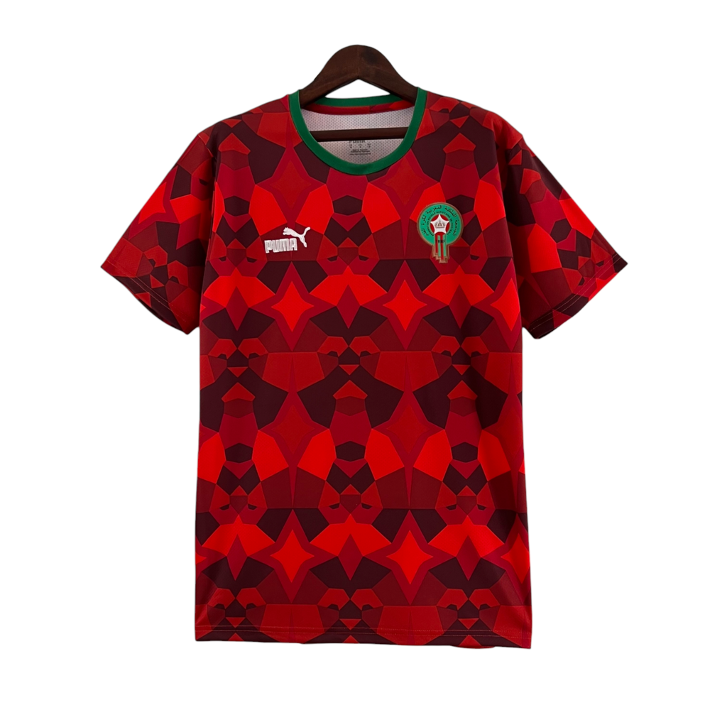 Camisa Marrocos Edição Especial 23/24 - Torcedor Puma Masculina - Vermelha com d