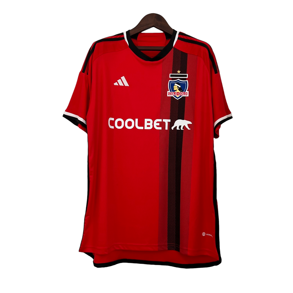 Miniatura: Camisa Colo Colo do Chile II 23/24 - Torcedor Adidas Masculina - Vermelha com de