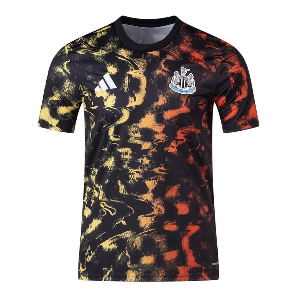 Miniatura: Camisa Newcastle 25/26 - Torcedor Adidas Masculina - Preta com detalhes em amare