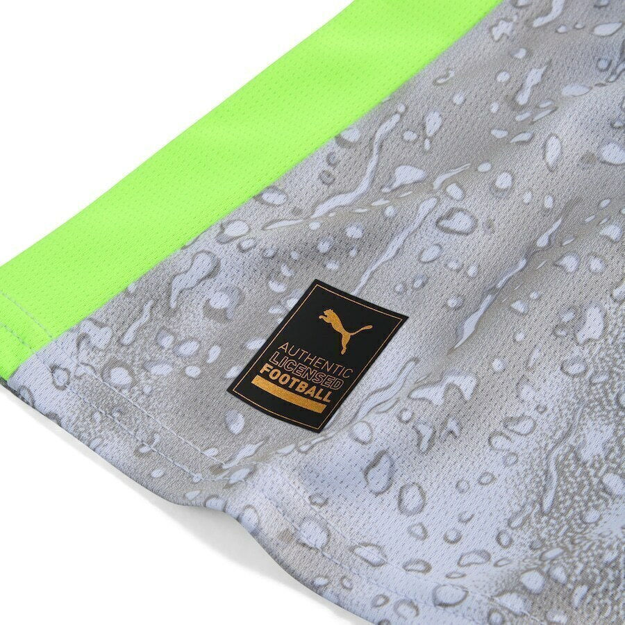 Miniatura: Camisa Manchester City III 25/26 - Torcedor Adidas Feminina - Cinza e verde neon