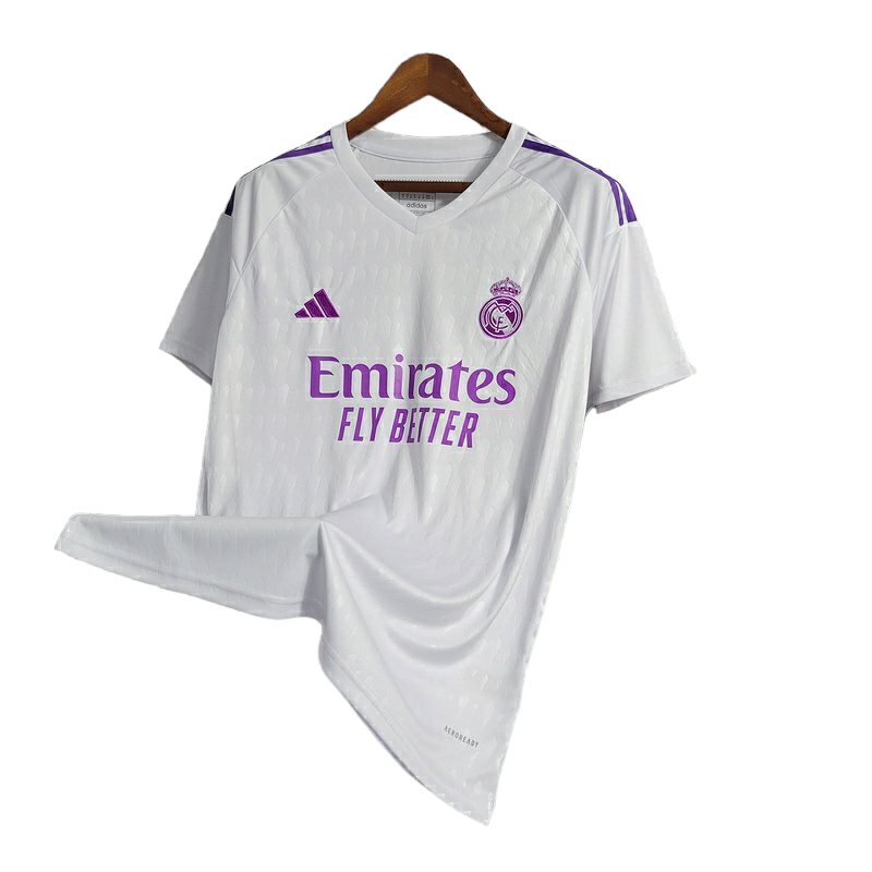 Miniatura: Camisa Real Madrid Goleiro 23/24 - Torcedor Adidas Masculina - Branca com detalh