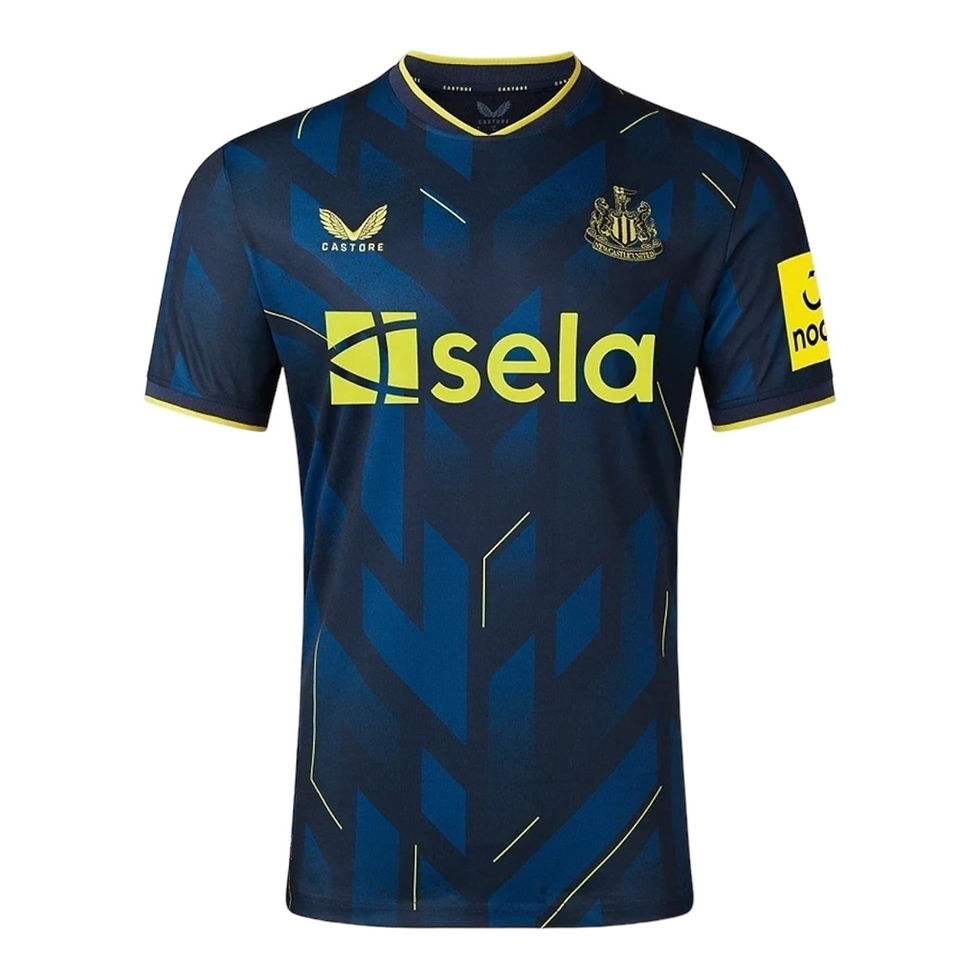 Miniatura: Camisa Newcastle III 23/24 - Torcedor Castore Masculina - Azul com detalhes em a