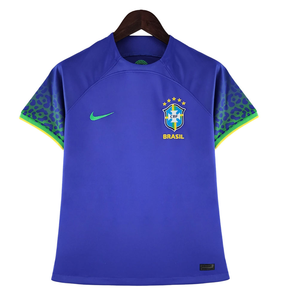 Miniatura: Camisa Seleção Brasileira II 2022 - Torcedor Nike Feminina - Azul