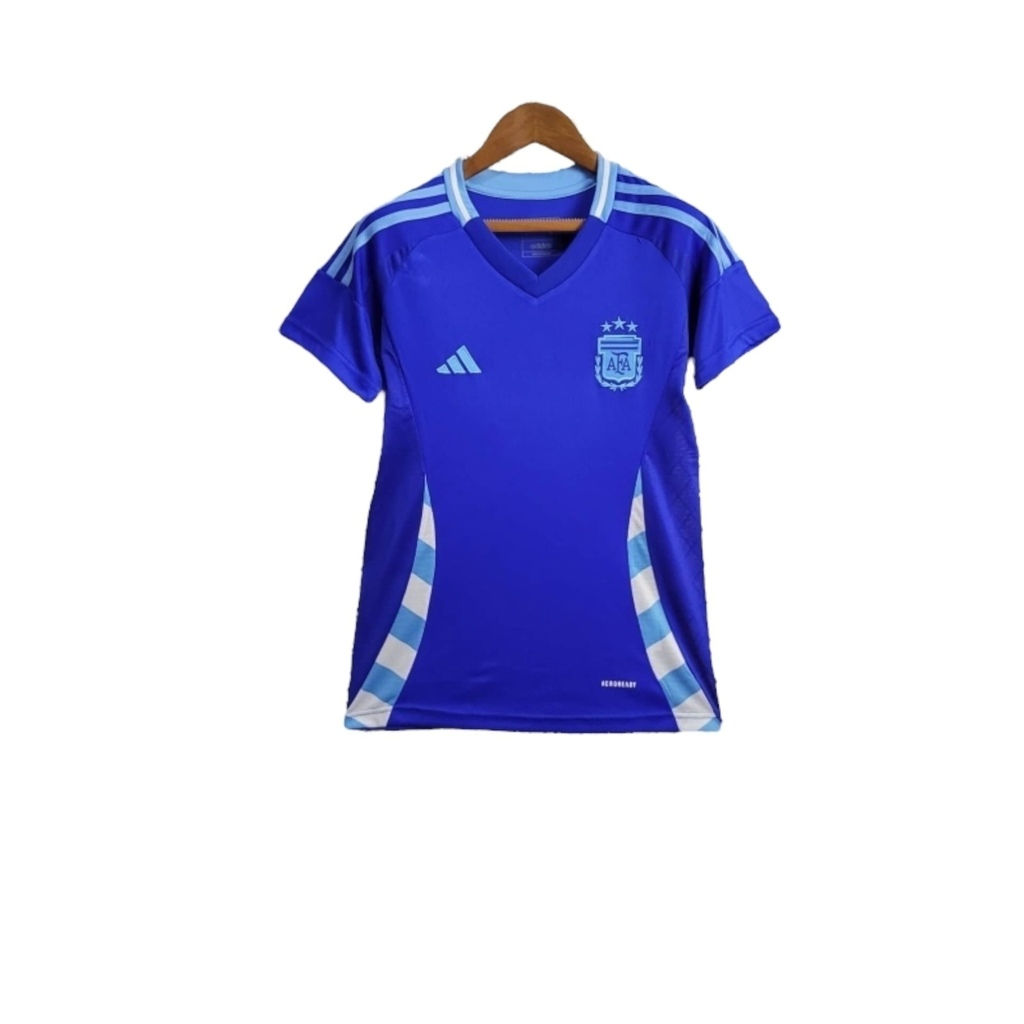 Camisa Seleção da Argentina II 24/25 - Torcedor Adidas Feminina - Azul com detal