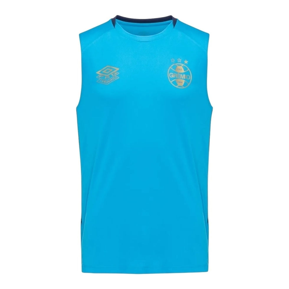 Miniatura: Camisa regata Grêmio Treino 25/26 - Torcedor Umbro Masculina - Azul