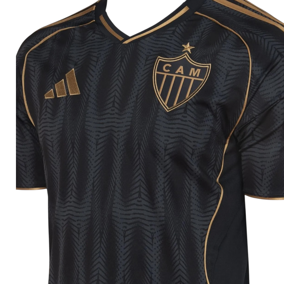 Miniatura: Camisa Atlético Mineiro III 25/26 - Torcedor Adidas Masculina - Preta com detalh