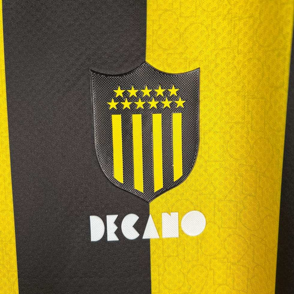 Miniatura: Camisa Peñarol I 23/24 - Torcedor Puma Masculina - Preta e amarela com detalhes