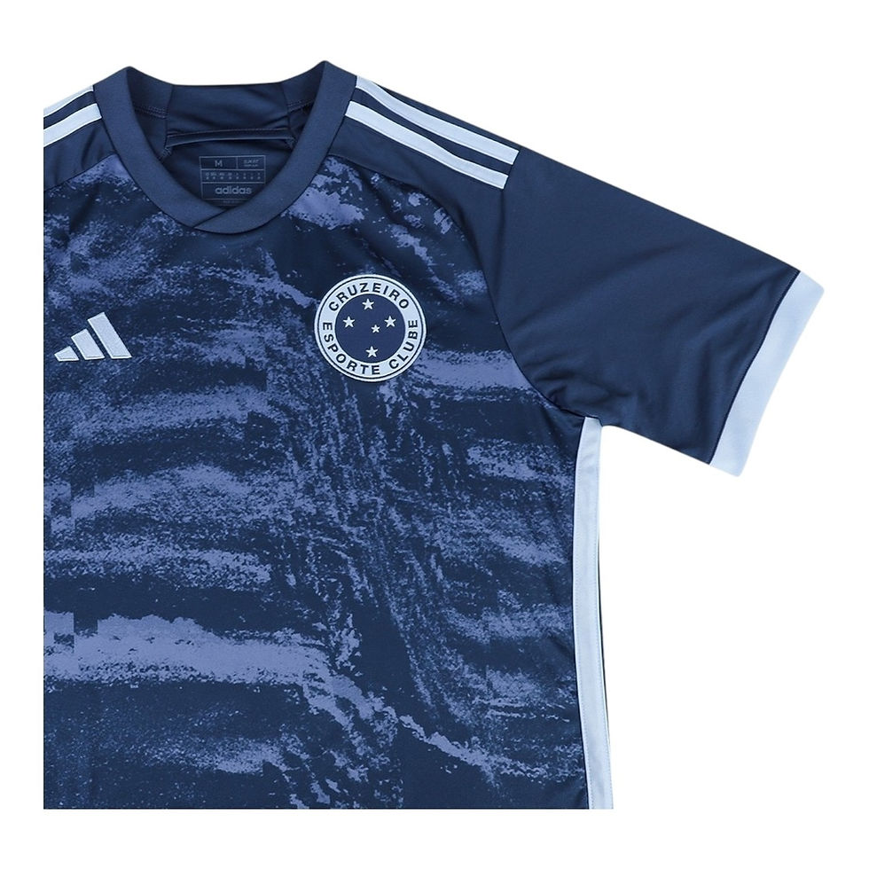 Miniatura: Camisa Cruzeiro III 24/25 - Torcedor Adidas Feminina - Azul
