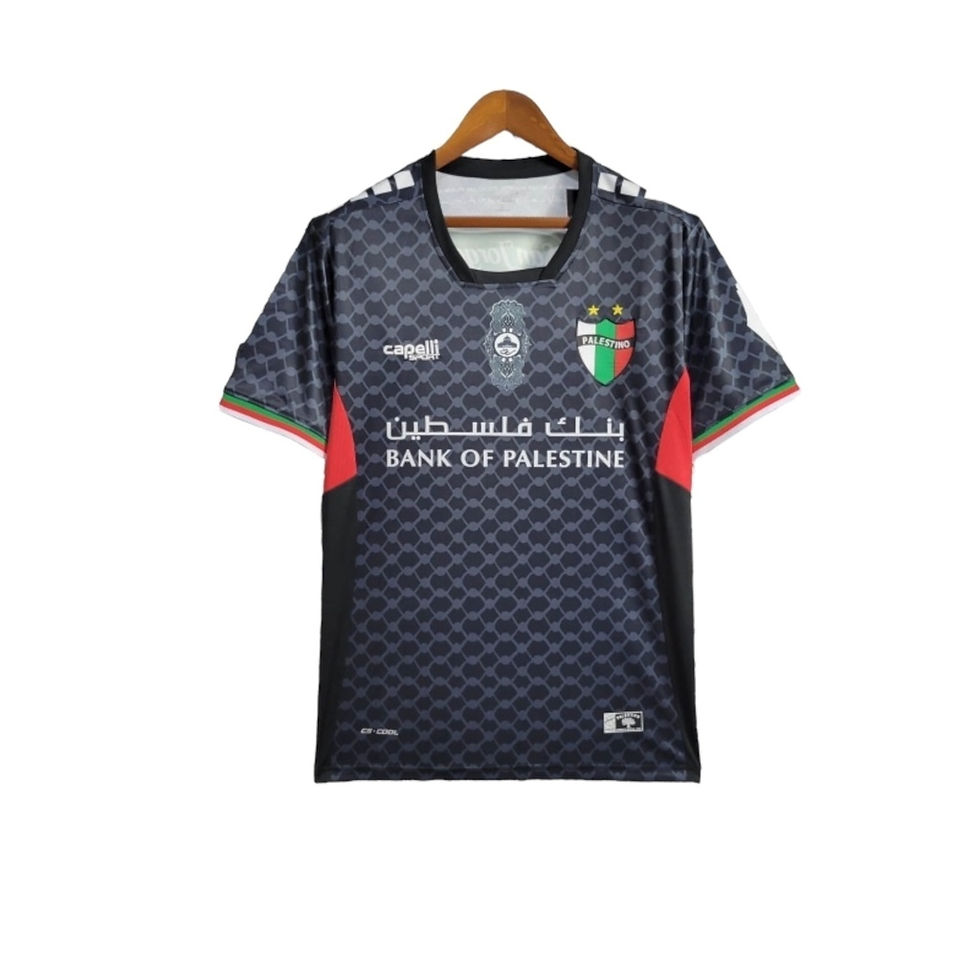 Miniatura: Camisa Desportivo Palestino II 24/25 - Torcedor Capelli Masculina - Preta