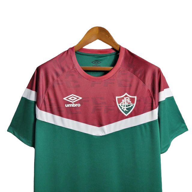 Miniatura: Camisa Fluminense Treino I 23/24 Umbro Torcedor Masculina - Tricolor
