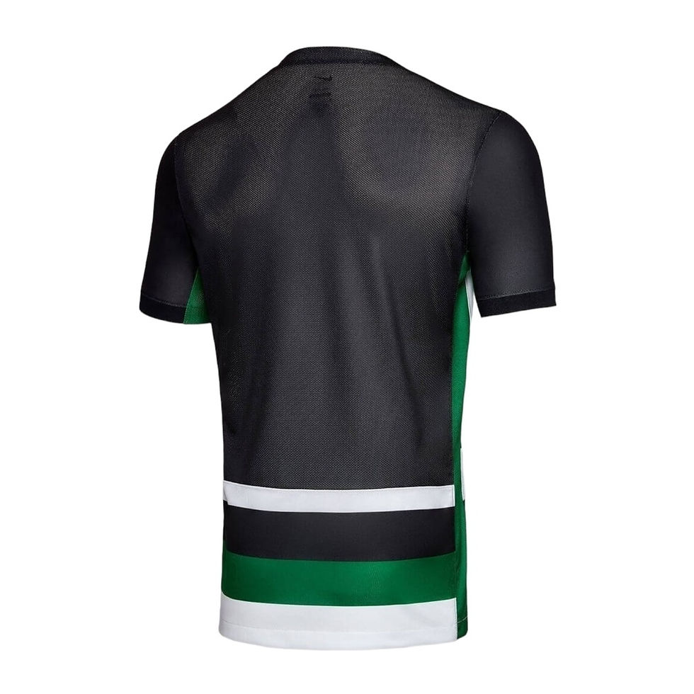 Miniatura: Camisa Sporting Lisboa I 24/25 - Torcedor Nike Masculina - Preta com detalhes em