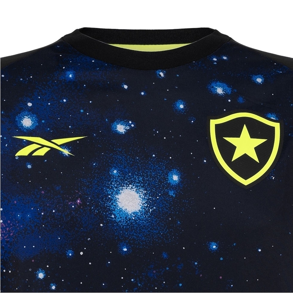Miniatura: Camisa Botafogo Pré-jogo 24/25 - Torcedor Reebok Masculina - Preta com detalhes