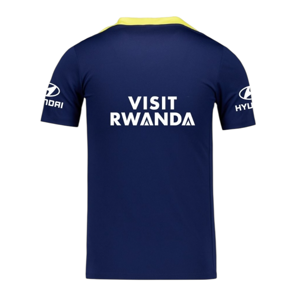 Miniatura: Camisa Atlético de Madrid Treino 25/26 - Torcedor Nike Masculina - Azul e amarel