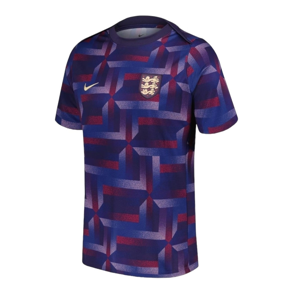 Camisa Seleção da Inglaterra Pré-jogo II 24/25 - Torcedor Nike Masculina - Roxa