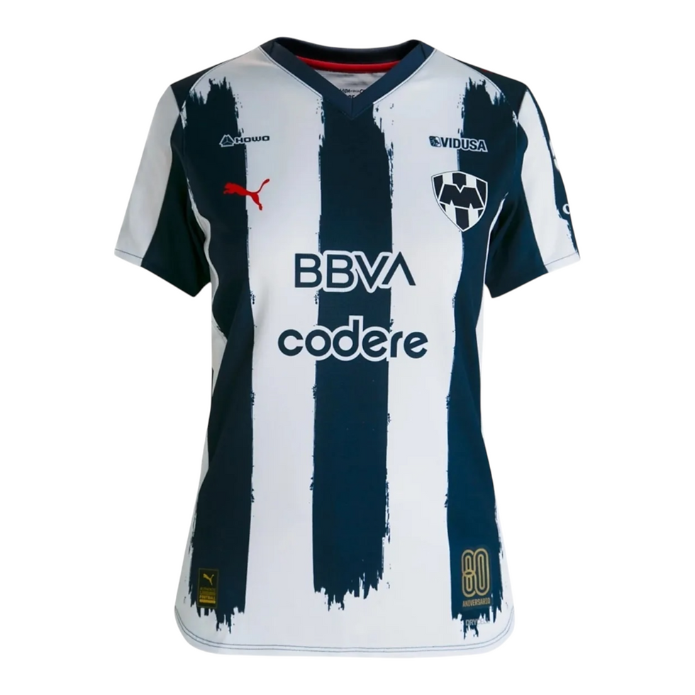 Miniatura: Camisa Monterrey I 25/26 - Torcedor Puma Feminina - Azul e branca