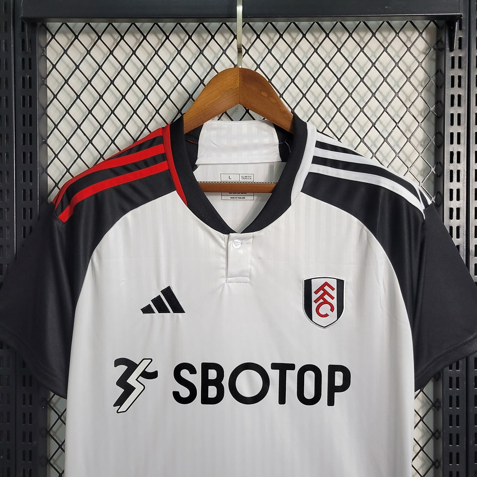 Miniatura: Camisa Fulham Home 23/24 - Torcedor Adidas Masculina - Branco