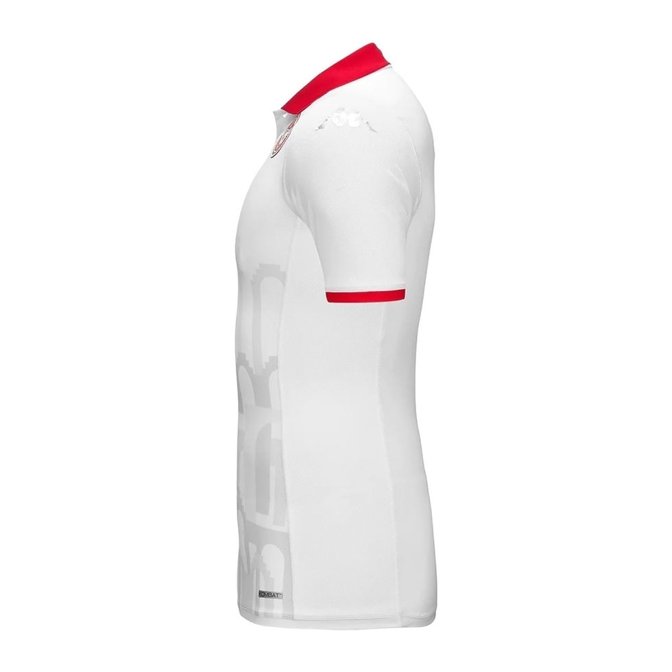 Miniatura: Camisa Seleção da Tunísia II 24/25 - Torcedor Kappa Masculina - Branca com detal