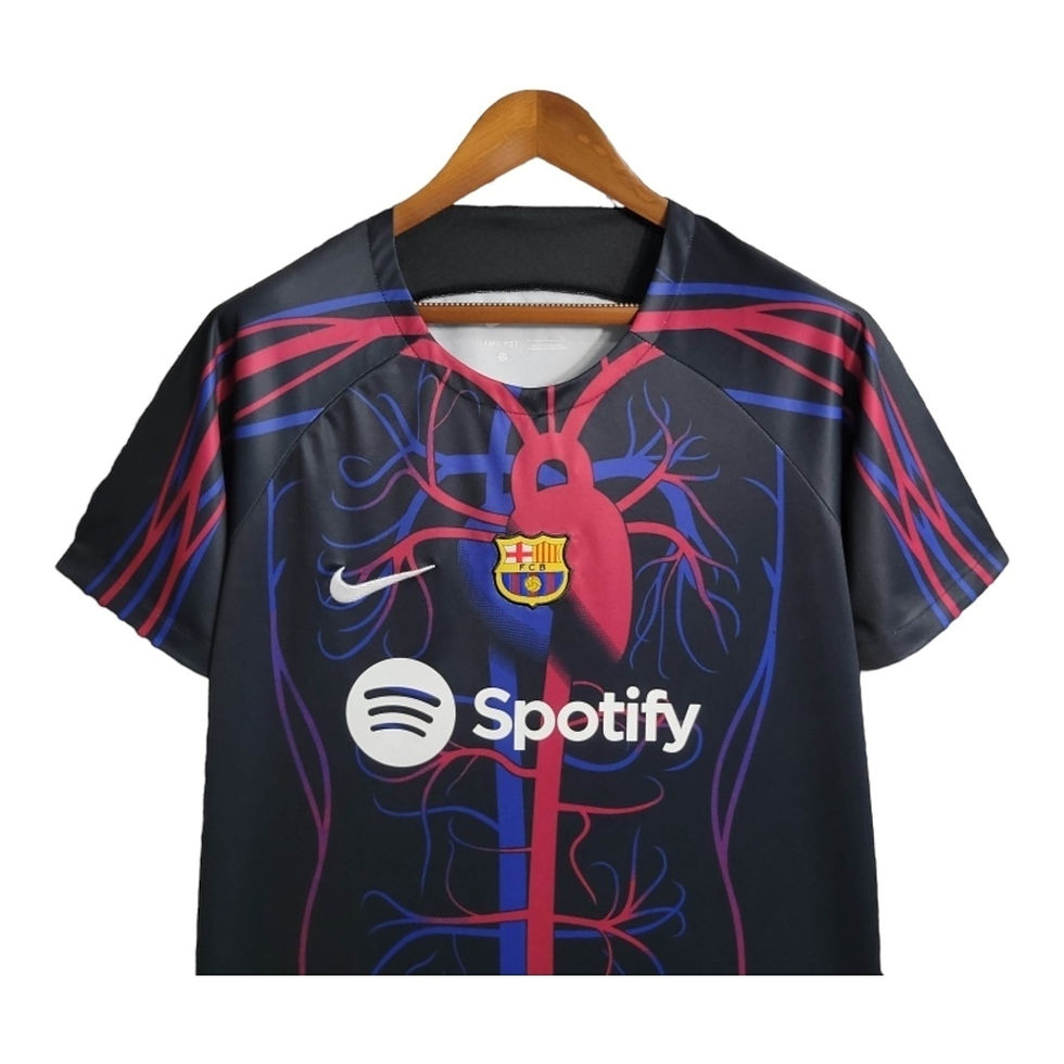 Miniatura: Camisa Edição especial Barcelona 23/24 - Torcedor Nike Masculina - Preta com det