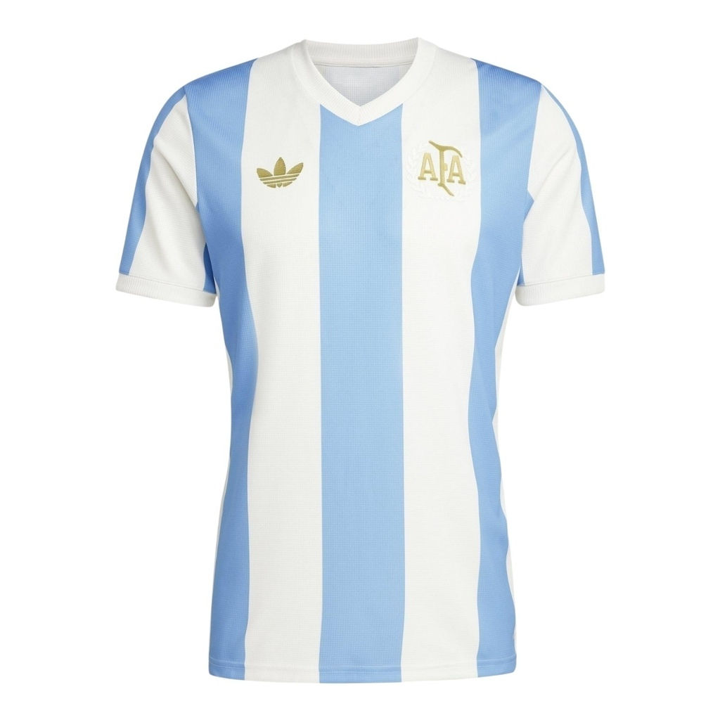 Camisa Aniversário Seleção Argentina 24/25 - Torcedor Adidas Masculina - Azul e