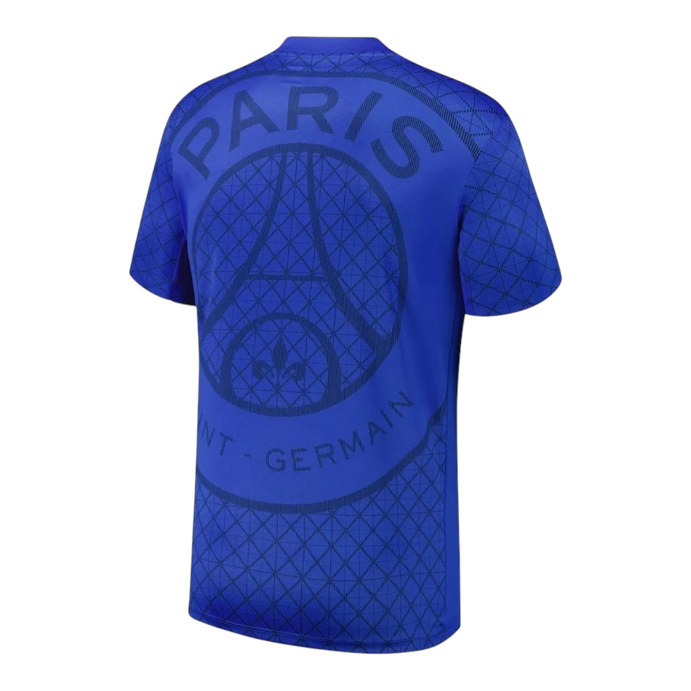 Miniatura: Camisa Paris Saint-Germain Pré-jogo 25/26 - Torcedor Nike Masculina - Azul