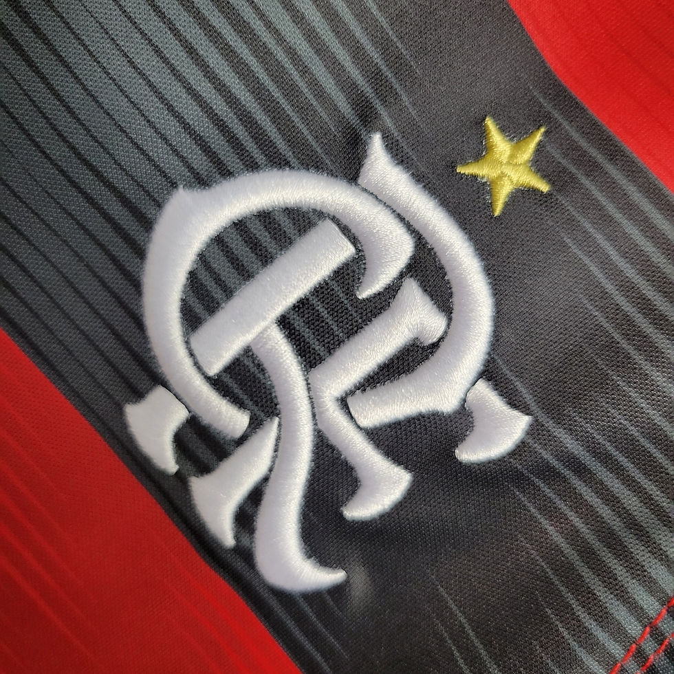Miniatura: Camisa Regata Flamengo I 23/24 Torcedor Masculina - Vermelha e preta