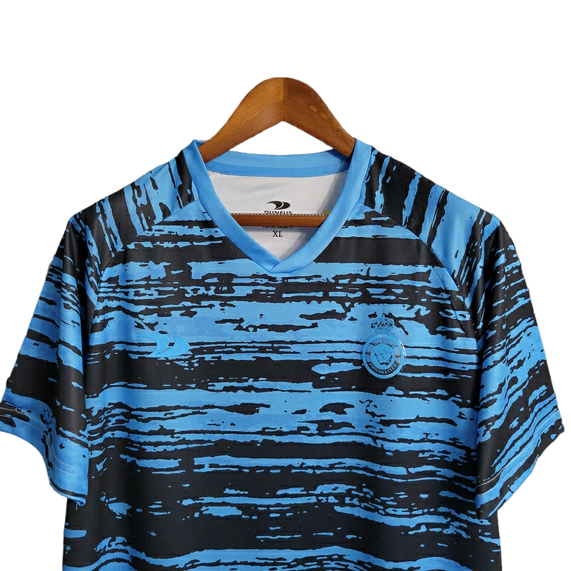 Miniatura: Camisa Al-Nassr Treino 23/24 - Torcedor Dunes Masculina - Azul com detalhes em p
