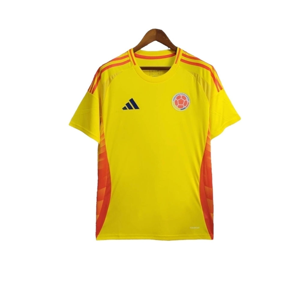 Miniatura: Camisa Colômbia I 24/25 - Torcedor Adidas Masculina - Amarela com detalhes em la