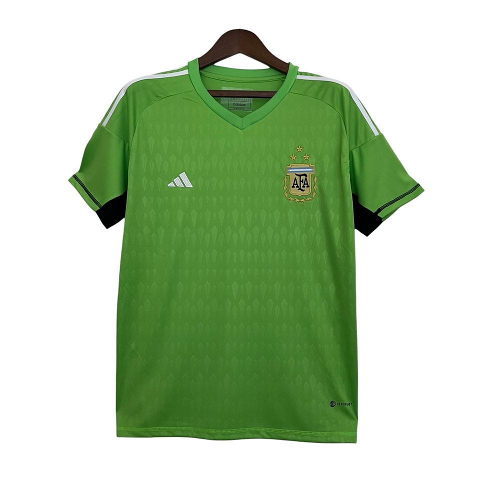Miniatura: Camisa Seleção da Argentina Goleiro 23/24 - Torcedor Adidas Masculina - Verde co