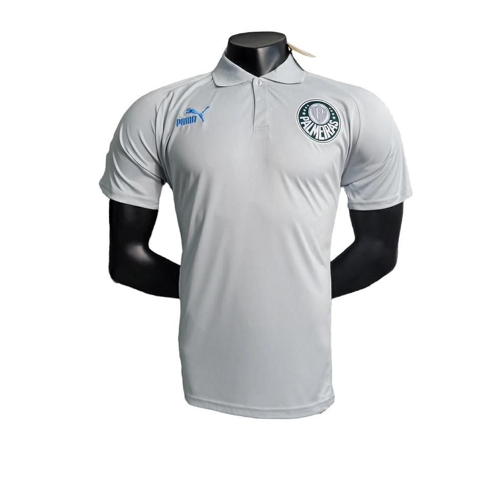 Miniatura: Camisa Palmeiras Treino 23/24 polo - Jogador Puma Masculina - Branca