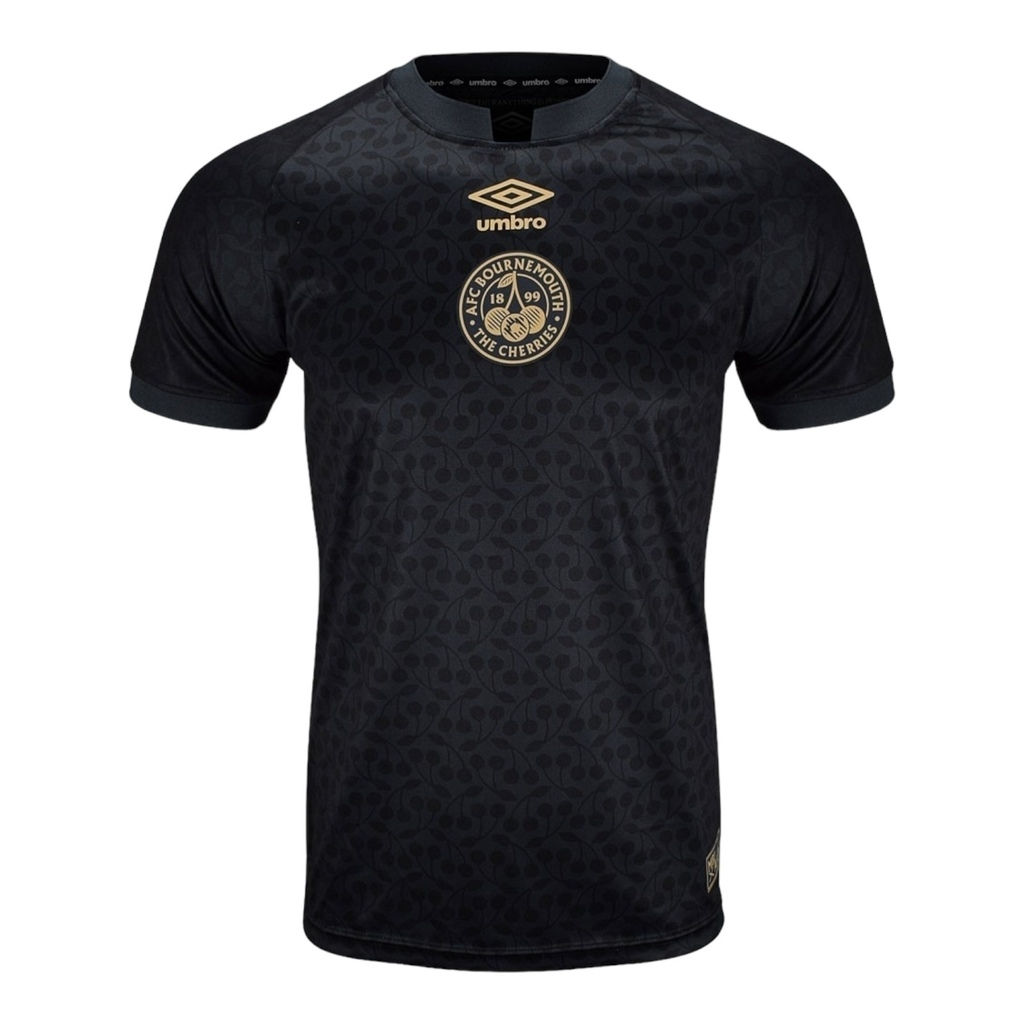 Camisa Bournemouth Pré-jogo I 24/25 - Torcedor Umbro Masculina - Preta
