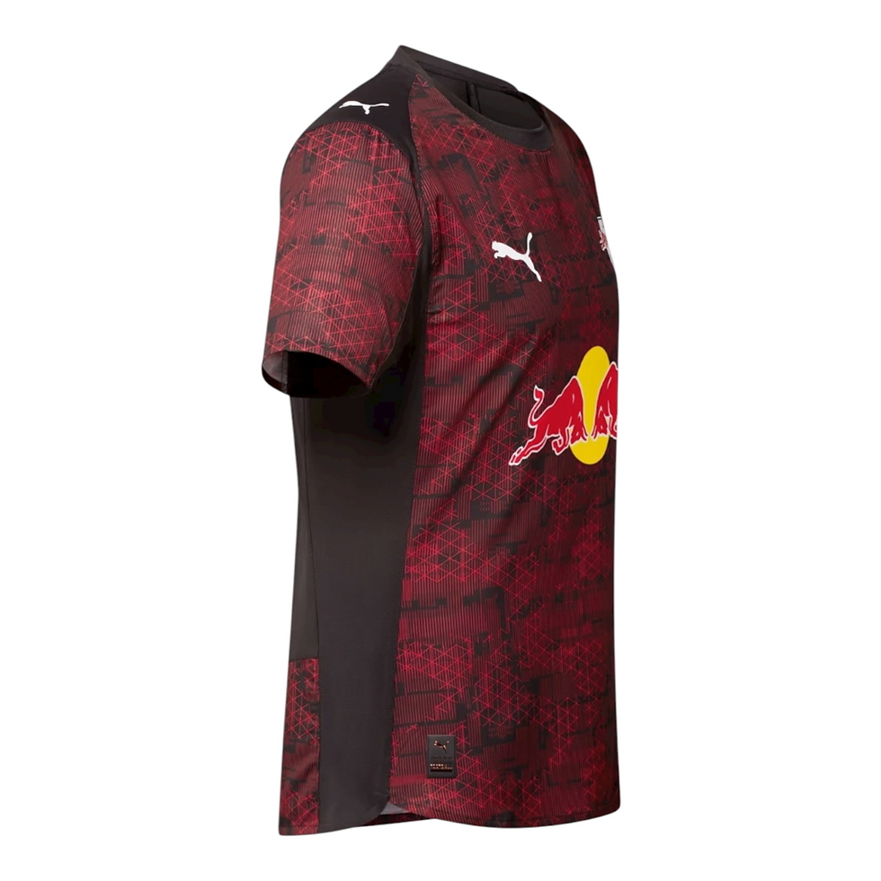 Miniatura: Camisa Red Bull Leipzig III 25/26 - Torcedor Puma Masculina - Vermelha e preta