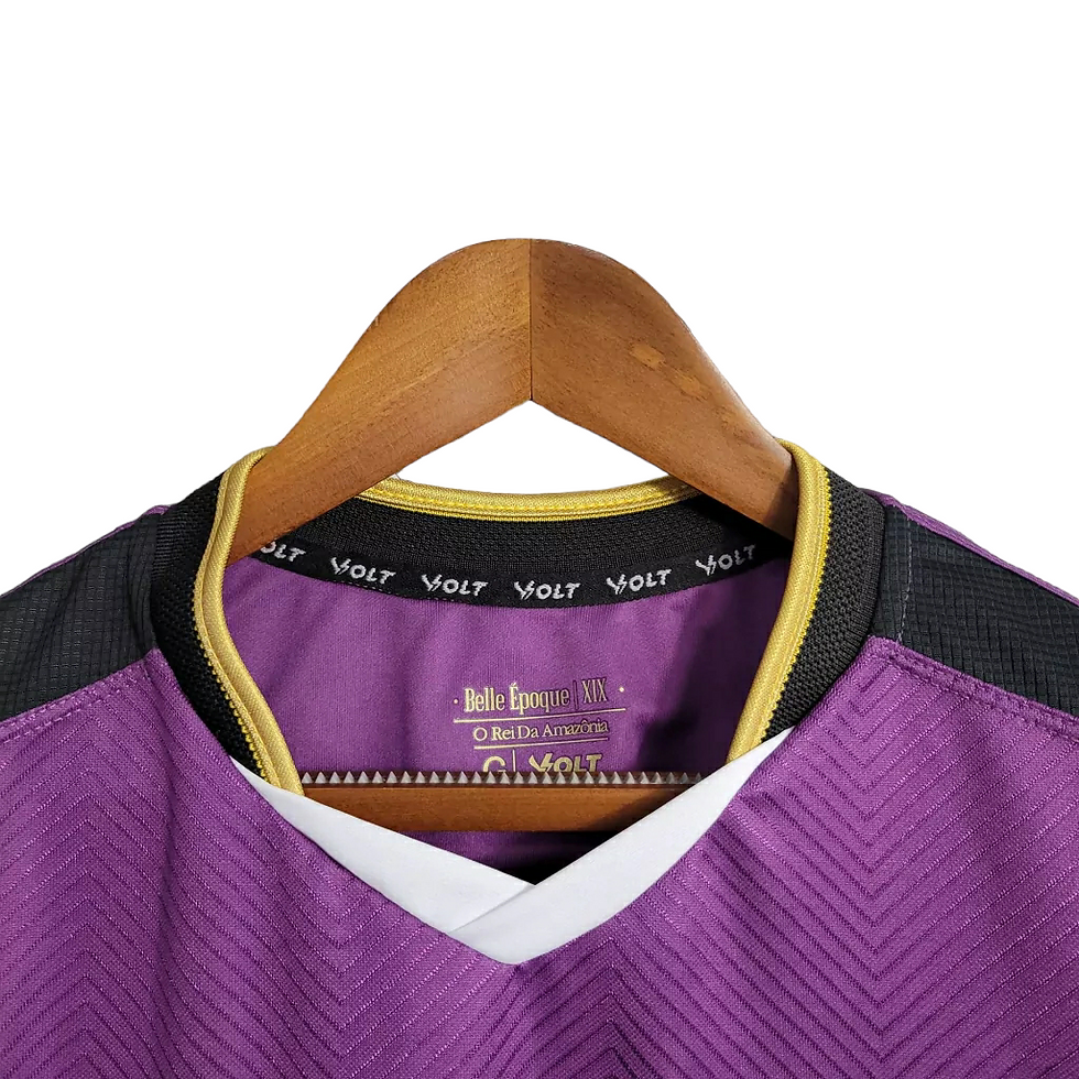Miniatura: Camisa Remo III Masculina 23/24 - Roxa com detalhes pretos