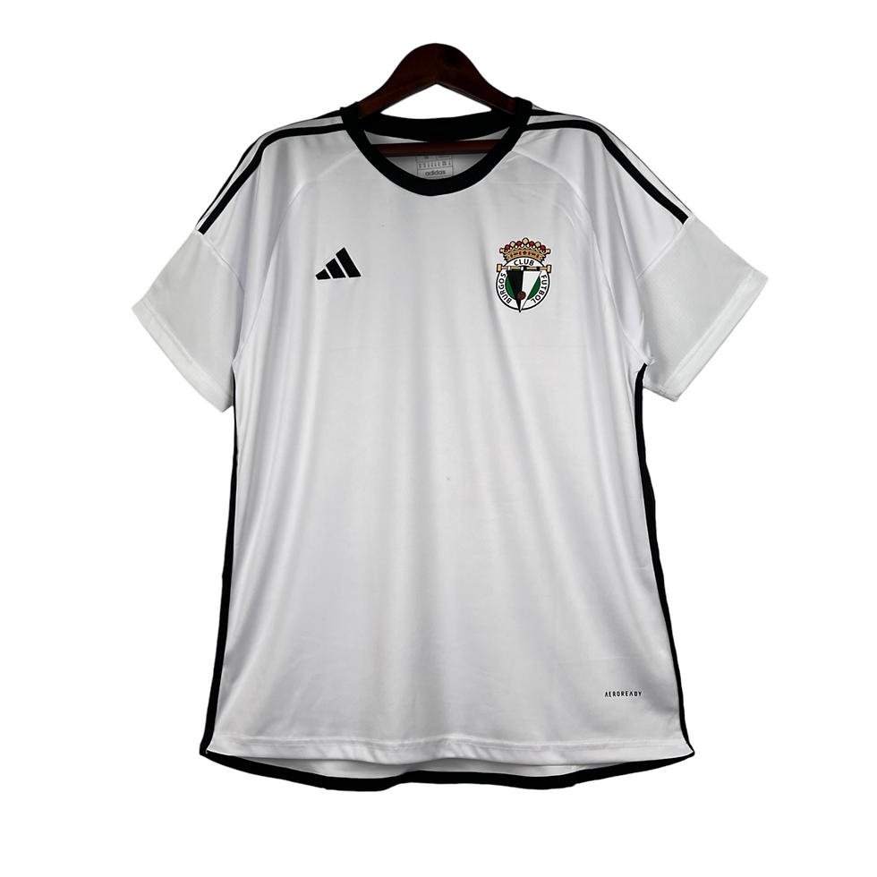 Miniatura: Camisa Burgos I 23/24 - Torcedor Adidas Masculina - Branca com detalhes em preto