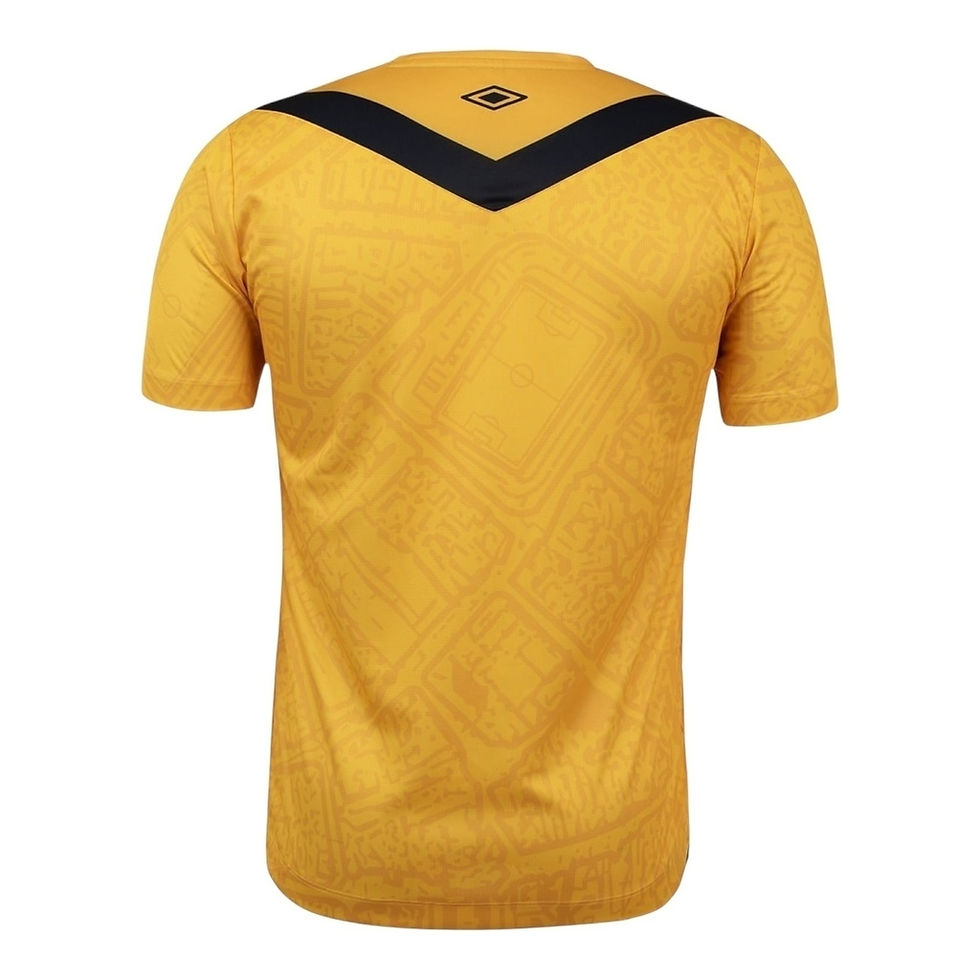 Miniatura: Camisa Santos III 24/25 - Torcedor Umbro Masculina - Amarela com detalhes em pre