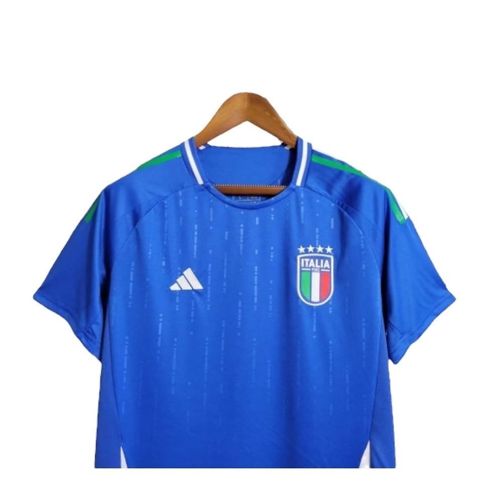 Miniatura: Camisa Seleção da Itália I 23/24 - Torcedor Adidas Masculina - Azul