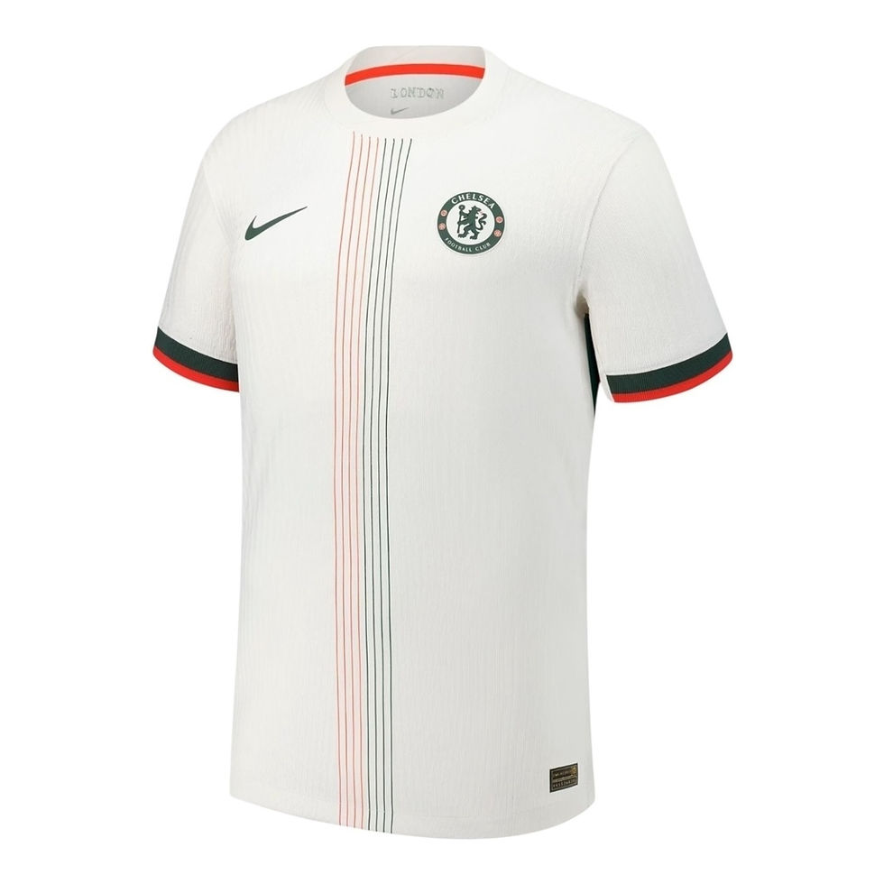 Miniatura: Camisa Chelsea II 25/26 - Torcedor Nike Masculina - Branca com detalhes em azul