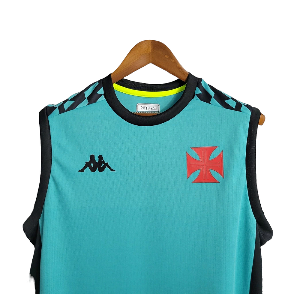 Miniatura: Camisa Regata Vasco da Gama Treino 23/24 - Kappa Torcedor Masculino - Verde com