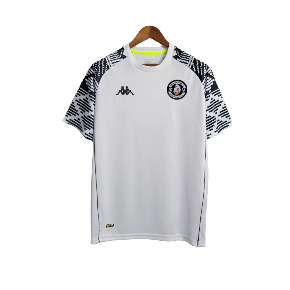 Miniatura: Camisa Vasco Pré-Jogo 23/24 Torcedor Kappa Masculina - Branco