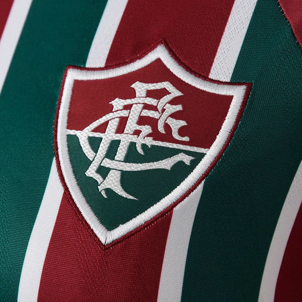 Miniatura: Camisa Fluminense I 25/26 - Torcedor Umbro Masculina - Vermelha e verde com deta
