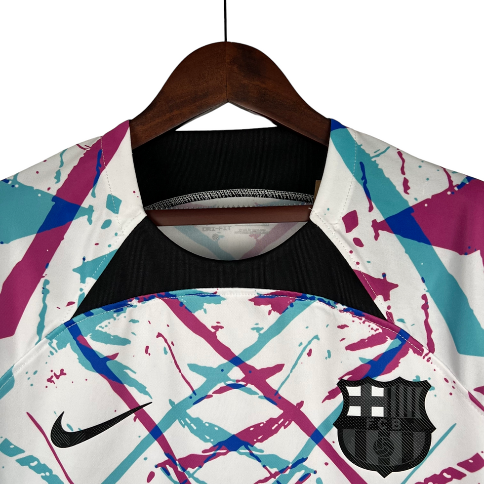 Miniatura: Camisa Barcelona Edição Especial 23/24 - Torcedor Nike Masculina - Branca com de