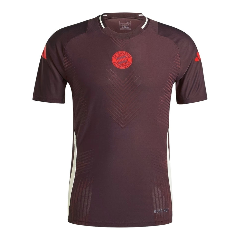 Miniatura: Camisa Bayern de Munique Treino 24/25 - Torcedor Adidas Masculina - Vinho