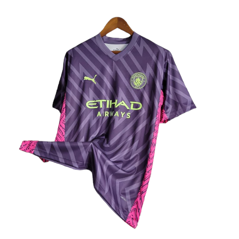 Miniatura: Camisa Manchester City Goleiro 23/24 - Torcedor Puma Masculina - Roxo