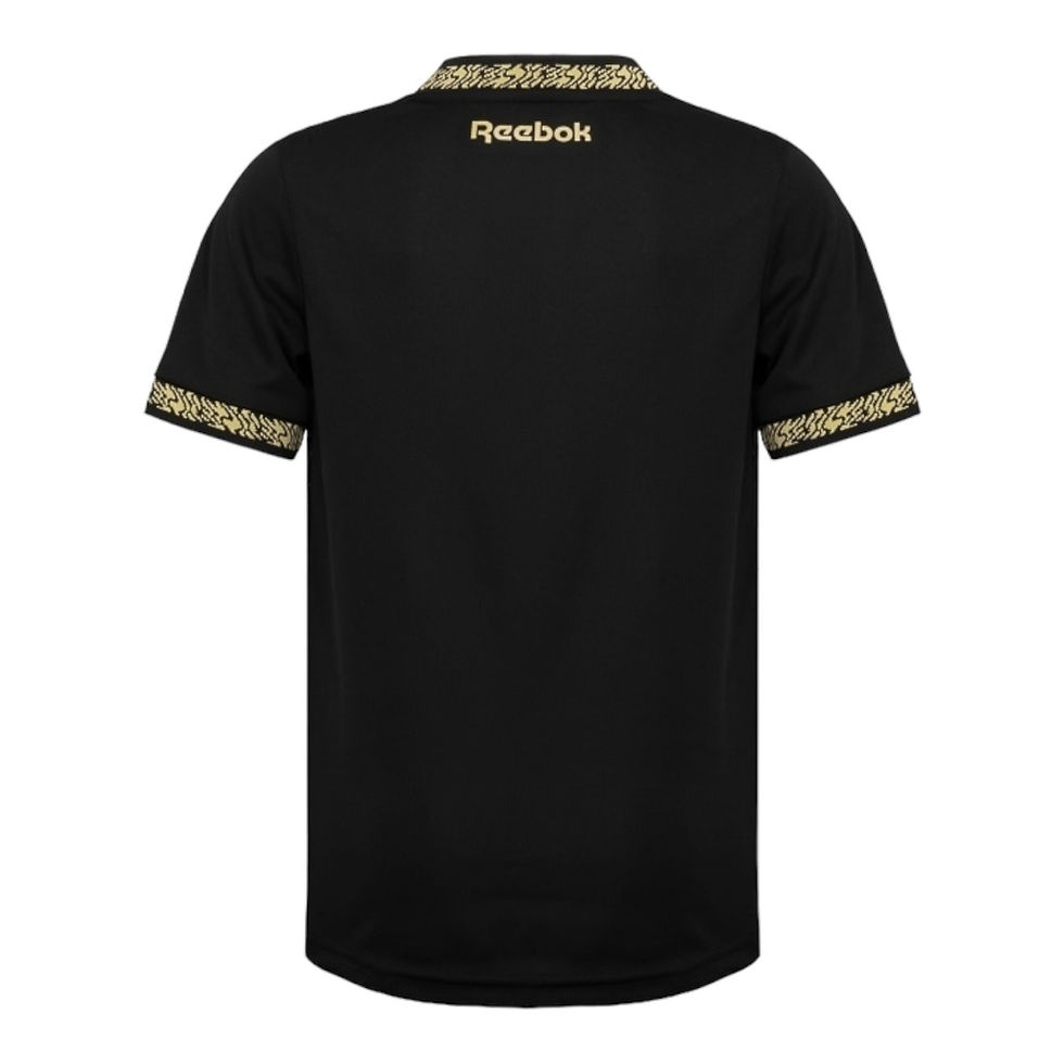 Miniatura: Camisa Botafogo II 24/25 - Torcedor Reebok Masculina - Preta com detalhes em ama